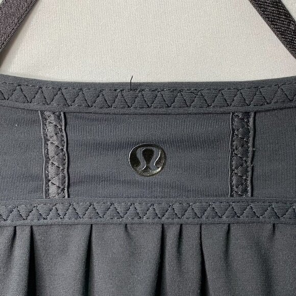 Lululemon Women's Gray Crossed Back Tank Top Size 4 - Picture 11 of 16